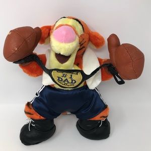 Disney Store Tigger Boxing Champ Plush #1 Dad Belt Fathers Day Gloves Towel